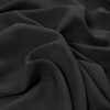Black Polyester Georgette - Detail | Mood Fabrics