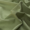 Tarragon Green Cotton Pique Knit - Detail | Mood Fabrics