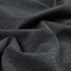 Black and Gray Stretch Houndstooth Double Knit - Detail | Mood Fabrics