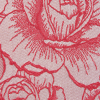 Red 3D Rose Jacquard - Detail | Mood Fabrics