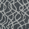 Ivory Abstract Corded Lace with Eyelash Edges - Detail | Mood Fabrics