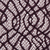 Fig Abstract Corded Lace with Eyelash Edges - Detail | Mood Fabrics