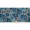 Italian Blue Tie Dye Printed Polyester Chiffon - Full | Mood Fabrics