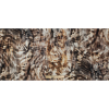 Italian Brown Abstract Printed Stretch Cotton Twill - Full | Mood Fabrics