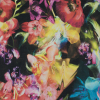 Italian Multicolor Floral Printed Cotton Voile | Mood Fabrics