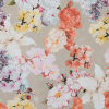 Italian Multicolor Floral Stretch Cotton Twill | Mood Fabrics