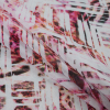 Italian Pink Abstract Animal Printed Cotton Voile - Folded | Mood Fabrics
