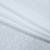 Italian White Solid Linen Knit - Folded | Mood Fabrics
