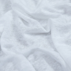 Italian White Solid Linen Knit - Detail | Mood Fabrics