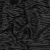 Italian Black Pleated Polyester Woven | Mood Fabrics