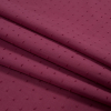 Italian Raspberry Cotton Swiss Dot - Folded | Mood Fabrics