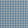 Italian River Blue Metallic Tartan Plaid Cotton Voile | Mood Fabrics