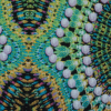 Italian Green and Yellow Digitally Printed Nylon Spandex - Detail | Mood Fabrics