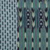 Italian Green and Purple Ikat Printed Cotton Jacquard | Mood Fabrics