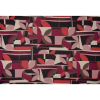 Italian Ash Rose and Frosted Almond Geometric Rayon Knit - Full | Mood Fabrics