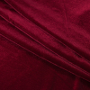 Sultan Red Stretch Velour - Folded | Mood Fabrics
