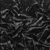 Black Stretch Crushed Velour | Mood Fabrics