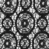 Black Geometric Crochet Lace - Detail | Mood Fabrics