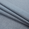 Navy Striped Cotton Chambray - Folded | Mood Fabrics