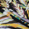 Italian Multicolor Painterly Printed Rayon Jersey - Folded | Mood Fabrics