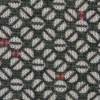 Italian Green and Pink Geometric Sweater Knit - Detail | Mood Fabrics
