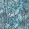 Italian Blue Printed French Terry - Detail | Mood Fabrics