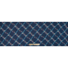 Italian Peacoat Blue Geometric Jersey Knit - Full | Mood Fabrics