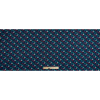 Italian Navy Blue Geometric Polyester Double Knit - Full | Mood Fabrics