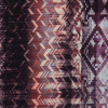 Italian Purple and Pink Tribal Printed Jersey - Detail | Mood Fabrics