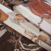 Italian Brown Floral Madras Printed Jersey - Folded | Mood Fabrics