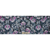 Italian Pink and Blue Floral Printed Jersey Knit - Full | Mood Fabrics