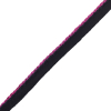 Magenta Twisted Cord with Black Lip - 0.5 - Detail | Mood Fabrics
