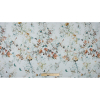 Italian Light Brown Floral and Butterfly Printed Stretch Cotton Twill - Full | Mood Fabrics