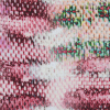 Italian Pink Abstract Viscose Jersey - Detail | Mood Fabrics
