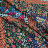 Italian Zig Zag Floral Viscose Twill - Folded | Mood Fabrics