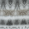 Italian Gray Abstract Crocodile Printed Jersey | Mood Fabrics
