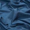 Ice Blue Heathered Wicking and Anti-Microbial Performance Jersey - Detail | Mood Fabrics