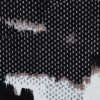 Italian Black and Brown Abstract Viscose Jersey - Detail | Mood Fabrics