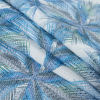 Italian Blue Tropical Digitally Printed Canvas - Folded | Mood Fabrics