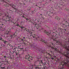 Italian Pink Kaleidoscopic Digitally Printed Stretch Polyester - Folded | Mood Fabrics
