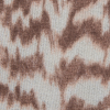 Brown and Ivory Abstract Mesh - Detail | Mood Fabrics