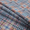 Red, Blue and Yellow Cotton Madras - Folded | Mood Fabrics