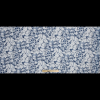 Blue Indigo and White Floral Printed Linen Woven - Full | Mood Fabrics