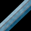 3 Stripe Blue Ombre Trim on Netting - 1.5 - Detail | Mood Fabrics