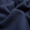 Navy Blue Double Faced Wool Coating - Detail | Mood Fabrics