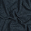 Navy and Teal Heathered Wool Coating | Mood Fabrics