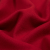 True Red Brushed Wool Twill Coating - Detail | Mood Fabrics