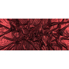 Metallic Mars Red All-Over Foil Knit - Full | Mood Fabrics