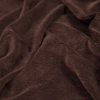 Chocolate Brown Stretch Knit Corduroy - Detail | Mood Fabrics