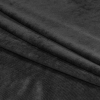 Black Stretch Knit Corduroy - Folded | Mood Fabrics